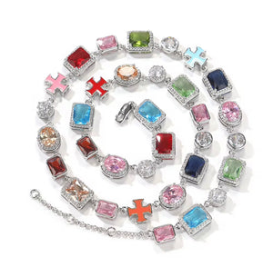 Cross solstice necklace