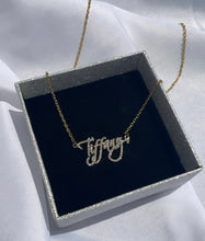 Load image into Gallery viewer, Script name necklace
